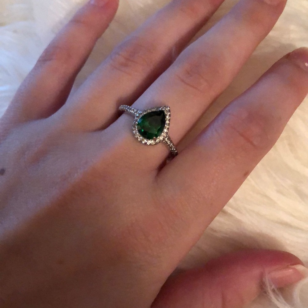 Emerald Ring (Size 8)